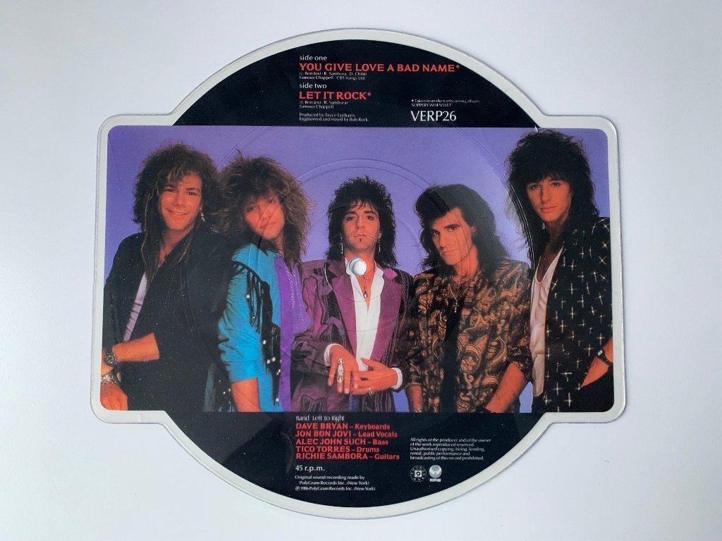 Picture disc van Bon Jovi, 10 inch, Verzenden, Zo goed als nieuw, Rock en Metal