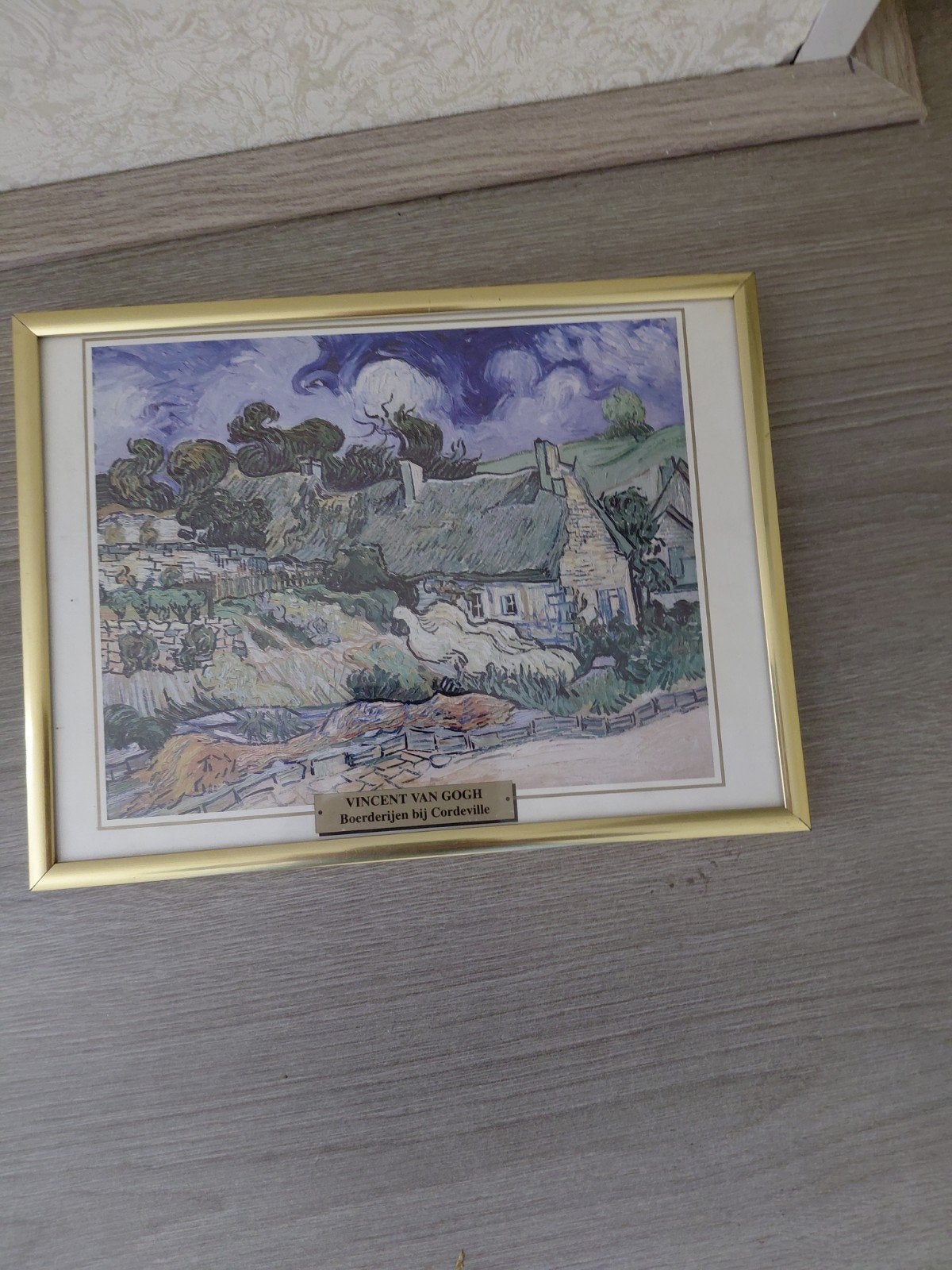 Ingelijste reproductie Vincent van Gogh - Boerderijen, Ophalen
