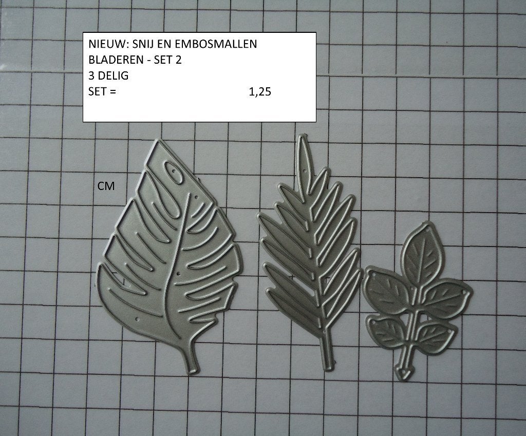 ❤️snij en embosmal bladeren set 2 ( alleen verzenden, Ophalen, Nieuw, Natuur, Pons of Mal