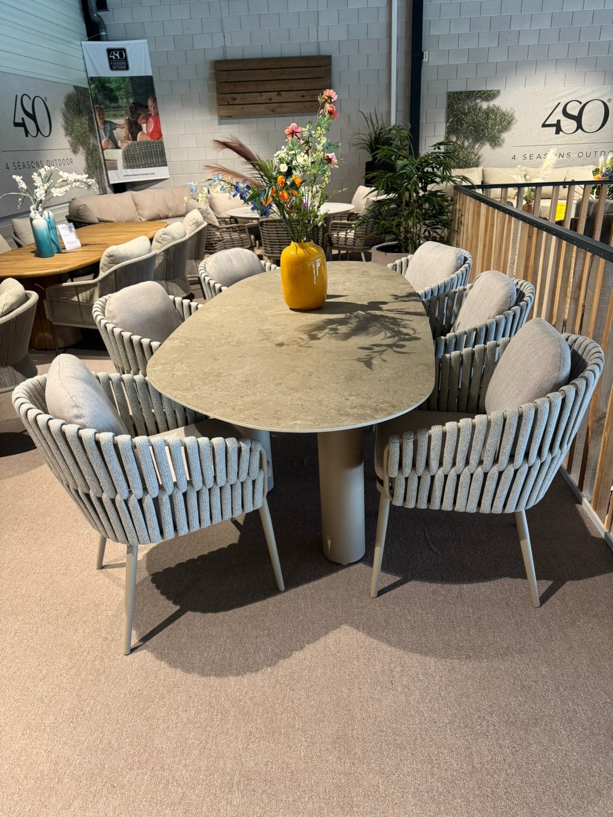 Eva dining set taste by 4 seasons outdoor