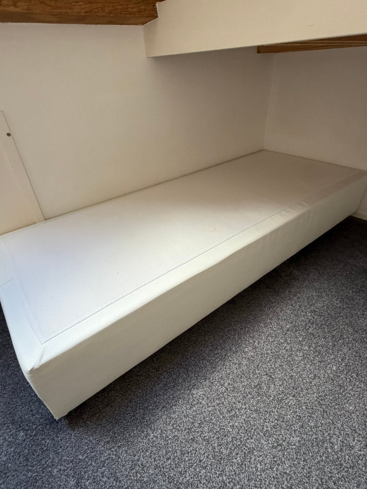Boxspringbedden 8stuk 80x200, Ophalen, Gebruikt, Eenpersoons, Wit