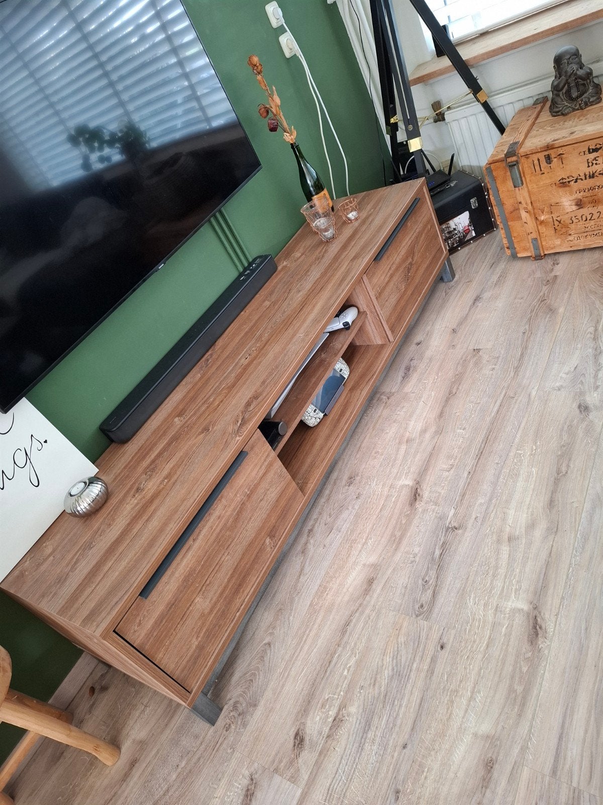 Tv kast - zo goed als nieuw!, Ophalen, 150 tot 200 cm, Zo goed als nieuw, Minder dan 100 cm