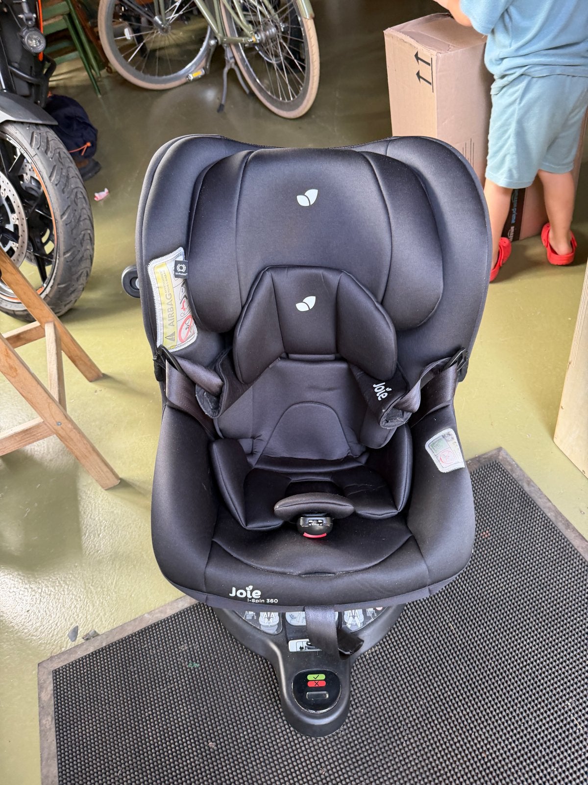 Joie i-Spin 360 autostoel (3 maanden - 4 jaar) - Nette staat, Gebruikt, 0 t/m 18 kg, Verstelbare rugleuning, Ophalen
