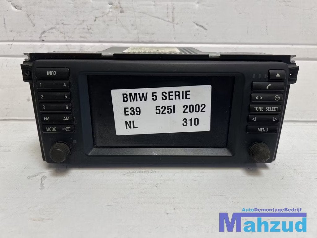 BMW 5 SERIE E39 Touring radio navigatie 1996-2004, Auto-onderdelen, Petuelring 130
80788  Munich, DE, Gebruikt, Info@bmw.de, Ophalen of Verzenden