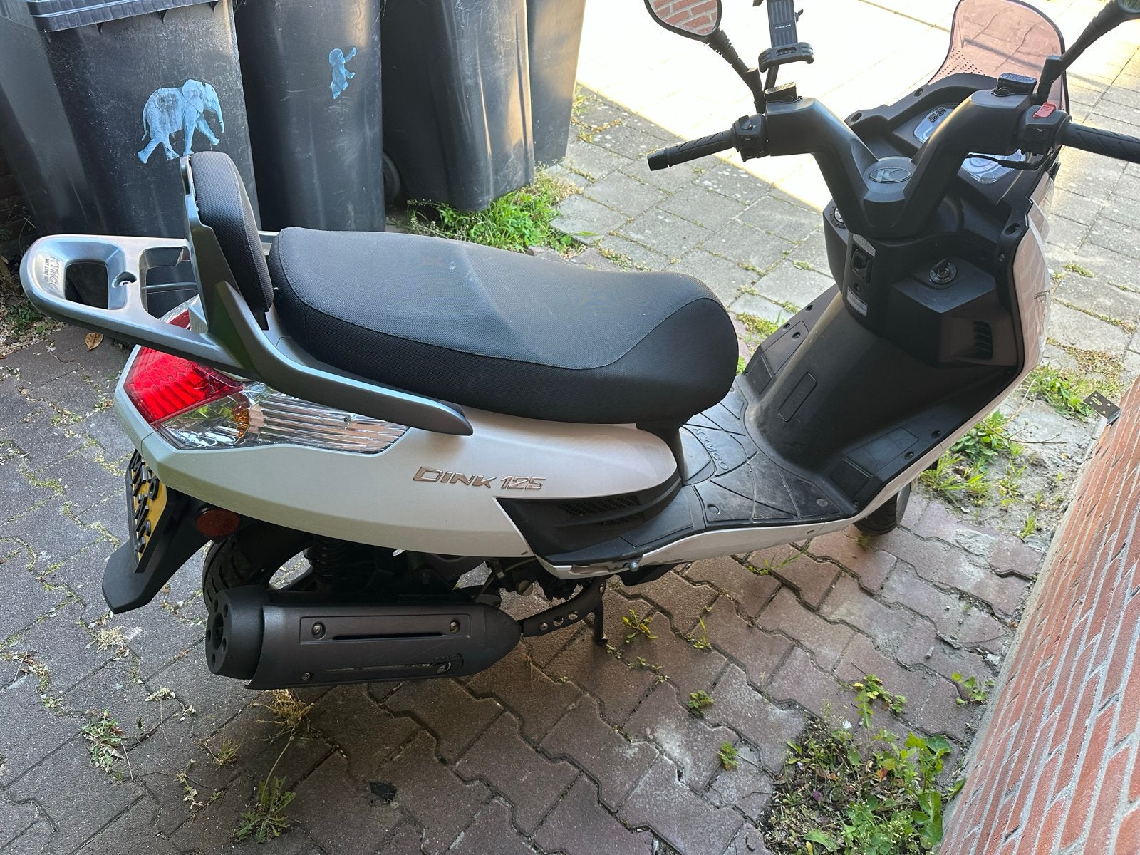 Kymco Dink 125 Scooter - Wit, Goede Staat, Ophalen of Verzenden, Gebruikt, Maximaal 45 km/u, Benzine