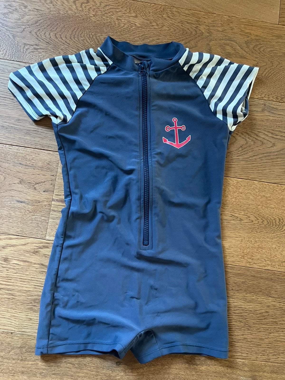 UV-zwempak Playshoes met anker en strepen, maat 122/128, Gebruikt, Meisje, Badpak, Ophalen of Verzenden