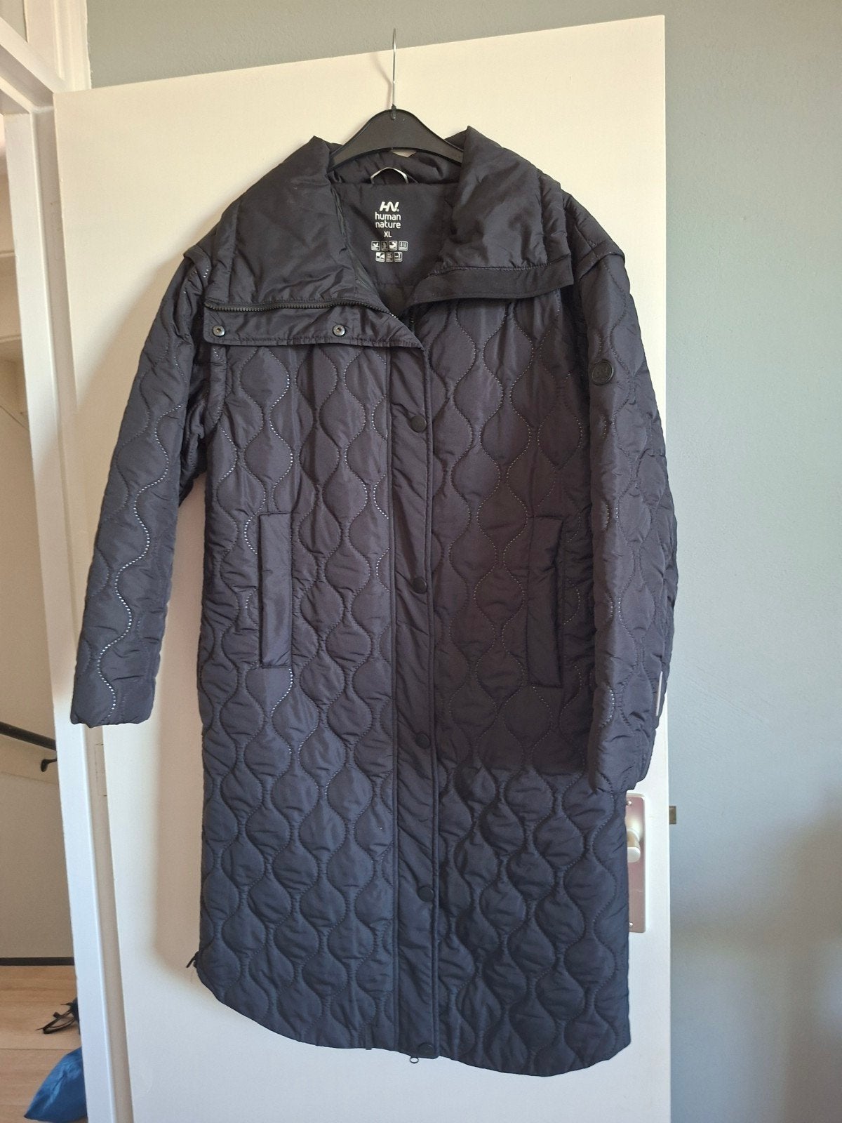 Human Nature Lange Outdoor Jas / Bodywarmer -, Kleding | Dames, Zwart, Maat 46/48 (XL) of groter, Ophalen of Verzenden, Zo goed als nieuw