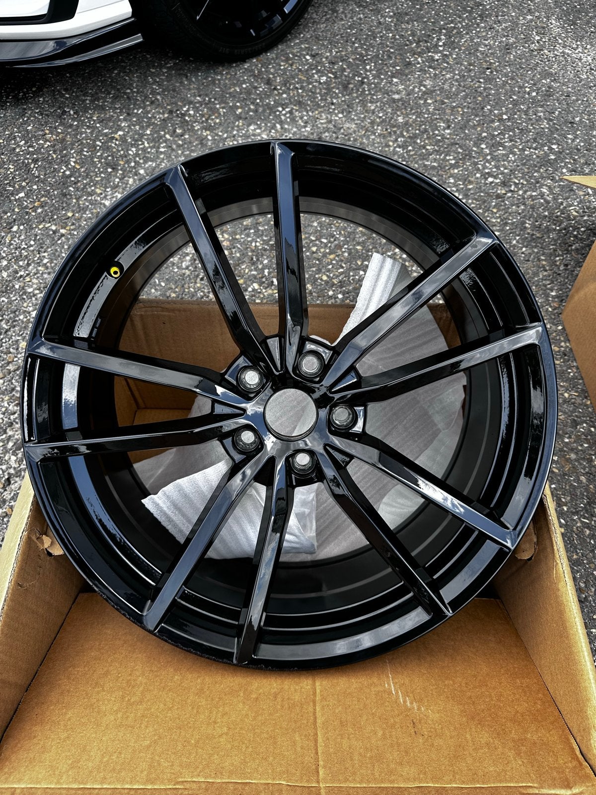 2x Golf 7 R Velgen 19 inch 8J ET45 5x112 (lichte schade), Ophalen, Gebruikt, 19 inch, Velg(en)