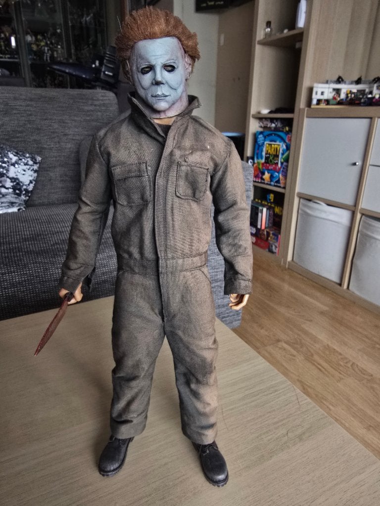 1/6 - Custom Halloween Michael Myers - no Hot Toys/Sideshow, Ophalen, Gebruikt, Film, Actiefiguur of Pop