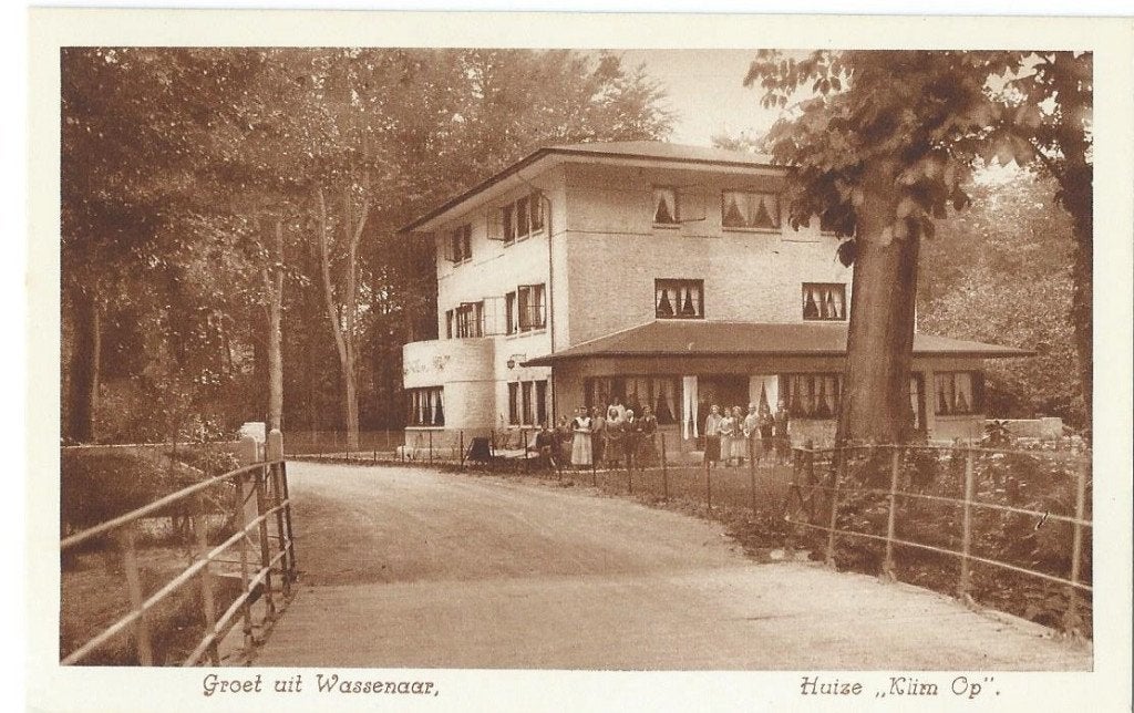 Ansichtkaart WASSENAAR   Huize Klim Op  Nautakaart, Verzenden, Ongelopen, Zuid-Holland