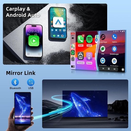 Android Autoradio – Auto Multimedia Systeem – Carplay Radio, Corvance B.V., Verzenden, Nieuw, Corvancebol@gmail.com