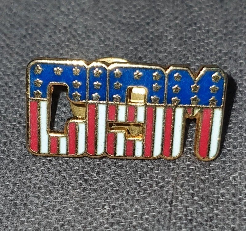 CIGM Pin – Stars & Stripes Design – Goud, Verzamelen, Ophalen of Verzenden, Nieuw