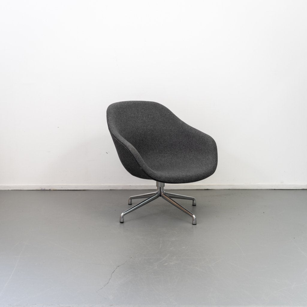 1 Hay About a lounge Chair AAL81 Grijs stof, Niet ingevuld, Niet ingevuld, Zo goed als nieuw, Stof