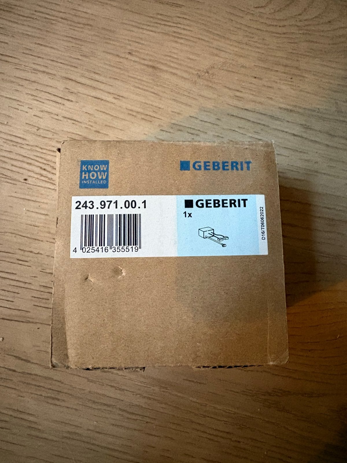 Geberit 243.971.00.1 Aansluitset voor toilet, Verzenden, Nieuw, Overige typen