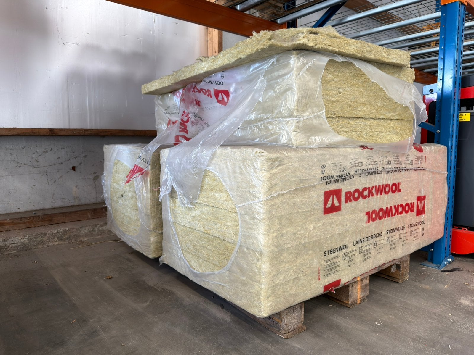 Partij Rockwool steenwol isolatie, Ophalen, Dakisolatie, 4 tot 8 cm, Steenwol