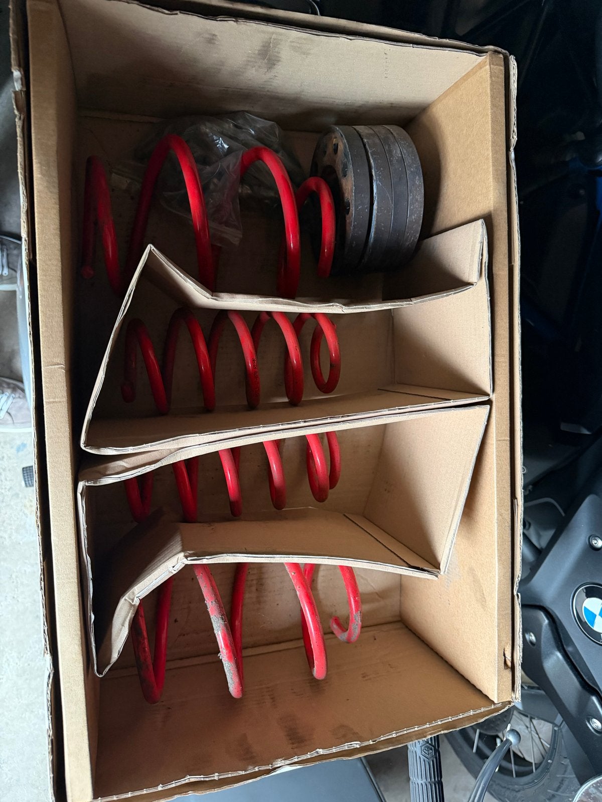 Verlagingsveren set AST Mini Cooper S of JCW F56, Auto-onderdelen, Ophalen, Gebruikt, Mini