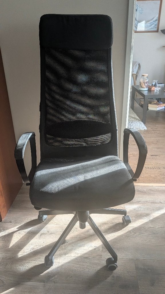 Ikea markus, Ophalen, Gebruikt, Zwart, Bureaustoel
