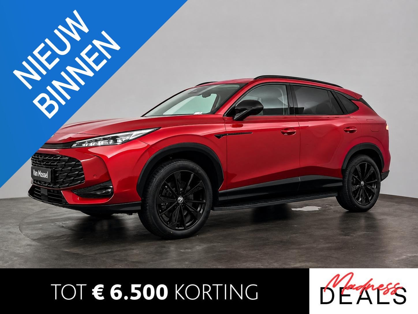 MG HS 1.5T PHEV Luxury Black Edition | 360 Camera | LED | St, Auto's, Verwarmde buitenspiegels, 4 cilinders, Wit, Nieuw