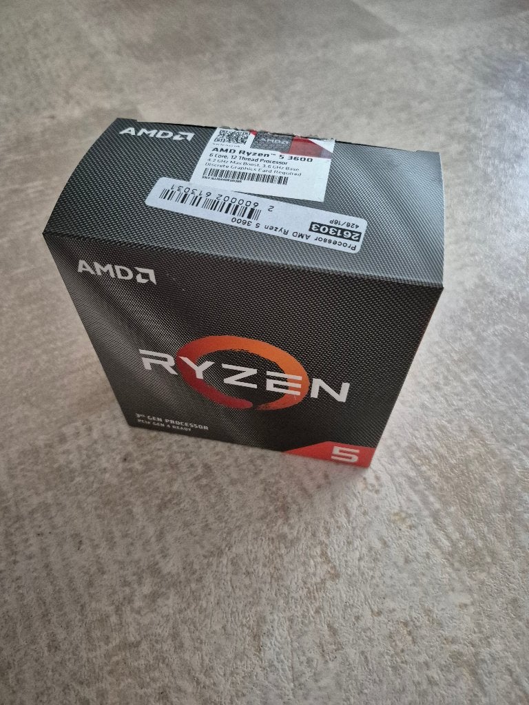 AMD Ryzen 5 3600 incl Koeler, Computers en Software, 6-core, Gebruikt, Verzenden, AMD Ryzen 5