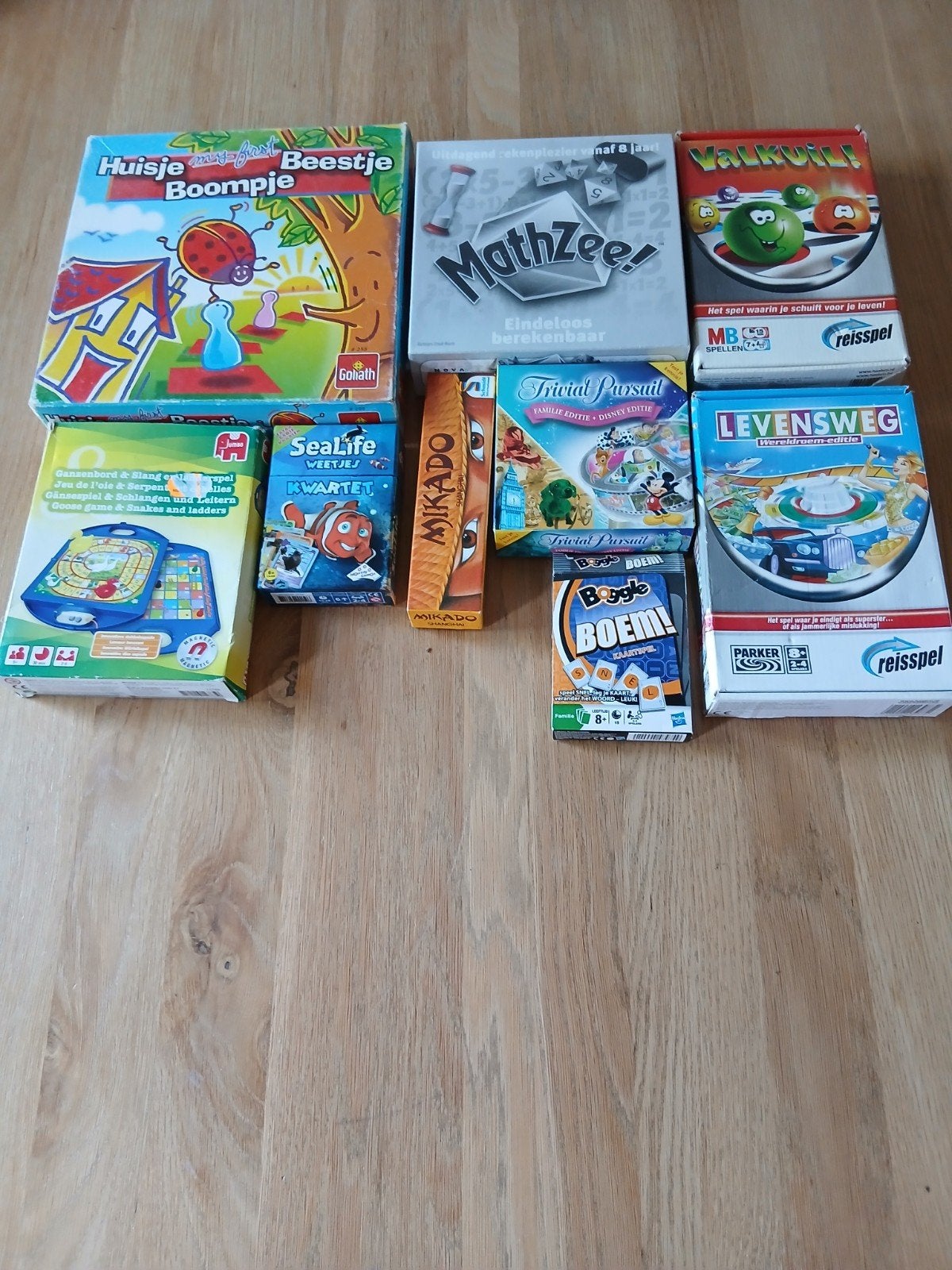 Diverse spellen, Hobby en Vrije tijd, Gezelschapsspellen | Bordspellen, Drie of vier spelers, Ophalen of Verzenden, Gebruikt, Goliath