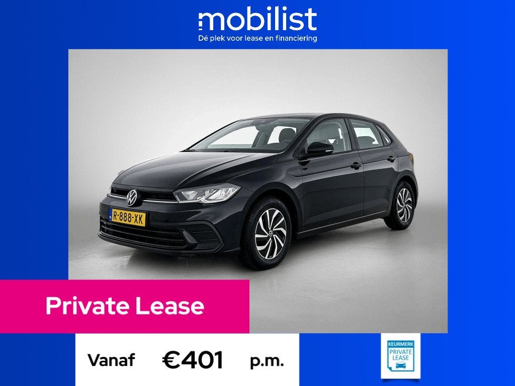 Volkswagen Polo 1.0 TSI Life Business 95pk (bj 2022), Private lease, Gebruikt, Bedrijf, Handgeschakeld