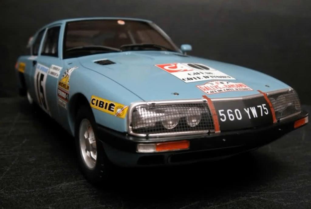 Citroen SM Prototype Rallye Blauw '73 OTTO MOBILE 1/18 OT064, Verzenden, Nieuw, Auto, OttOMobile