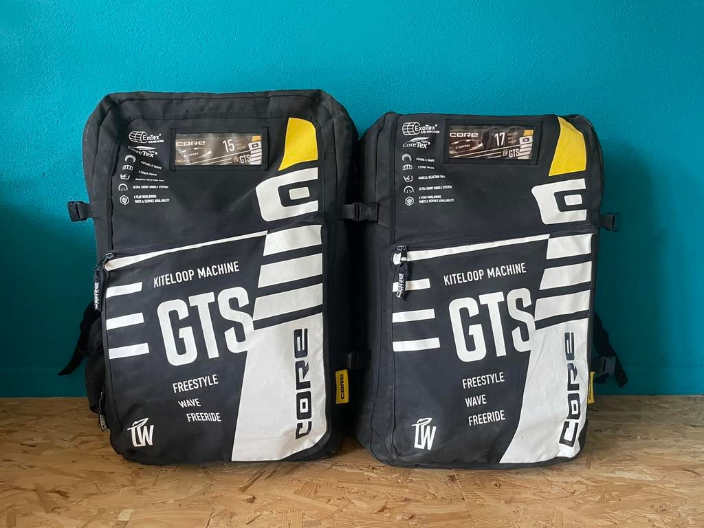Core GTS 5 LW 17m² kite, Watersport en Boten, Kitesurfen, 15 m², Geen board, Ophalen of Verzenden, Zo goed als nieuw