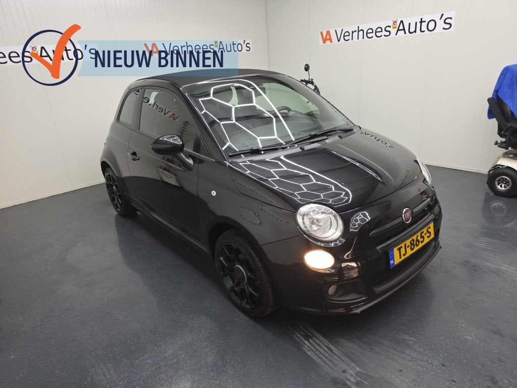 Fiat 500 C 1.2 Sport uitvoering, Euro 5, Gebruikt, 4 cilinders, Cabriolet