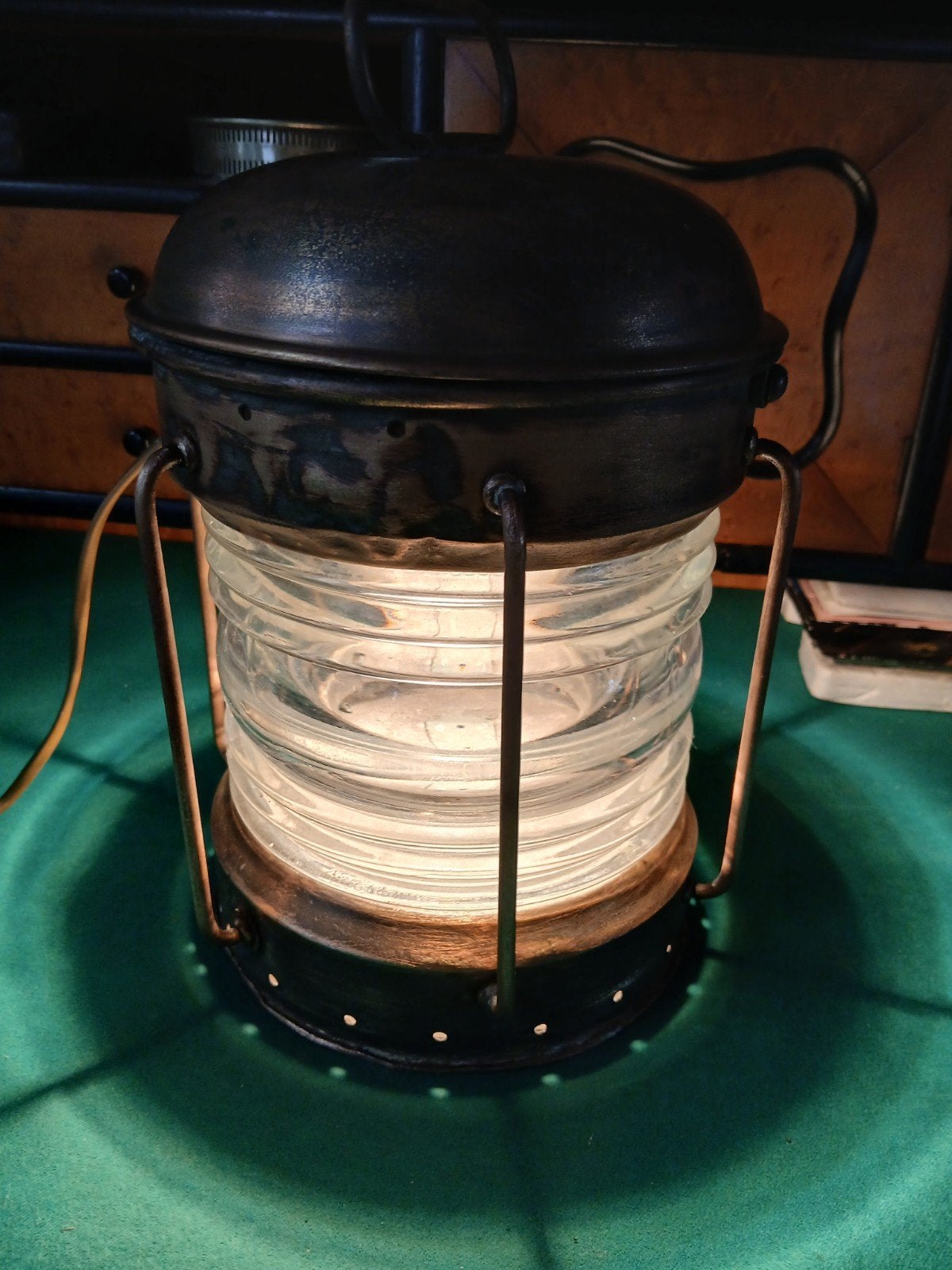 antieke scheepslamp., Watersport en Boten, Ophalen of Verzenden, Gps of Kompas