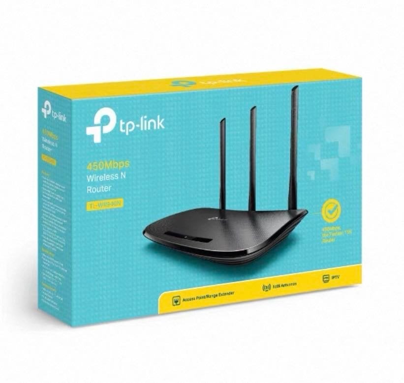 TP-Link 450Mbps Wireless N Router (TL-WR940N), Computers en Software, Routers en Modems, Nieuw, Router, Ophalen