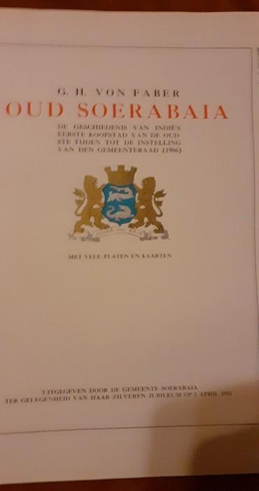 Oud Soerabaia / koloniale tijd, Ophalen, Gelezen, Faber G.H.Von