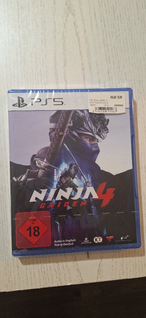 PS5 Ninja gaiden 4 . Ongeopend, Spelcomputers en Games, Vanaf 18 jaar, 1 speler, Nieuw, Ophalen