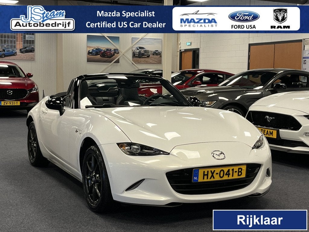 Mazda MX-5 ND ND Roadster 1.5 SkyActiv-G 131PK GT-M Bose Spo, 12 maanden, Achterwielaandrijving, Gebruikt, 4 cilinders