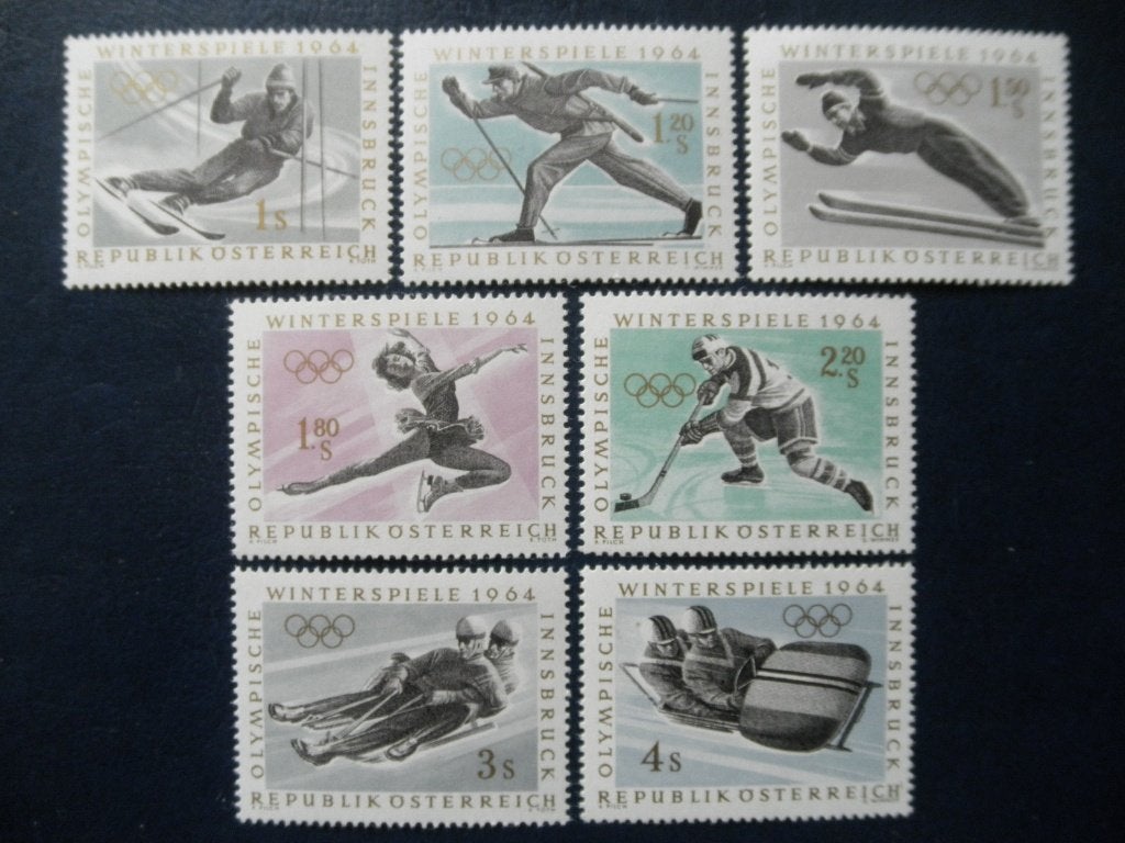 Postzegels Oostenrijk 1963 Olympische Spelen - cw. 3,50 pf., Ophalen of Verzenden, Postfris