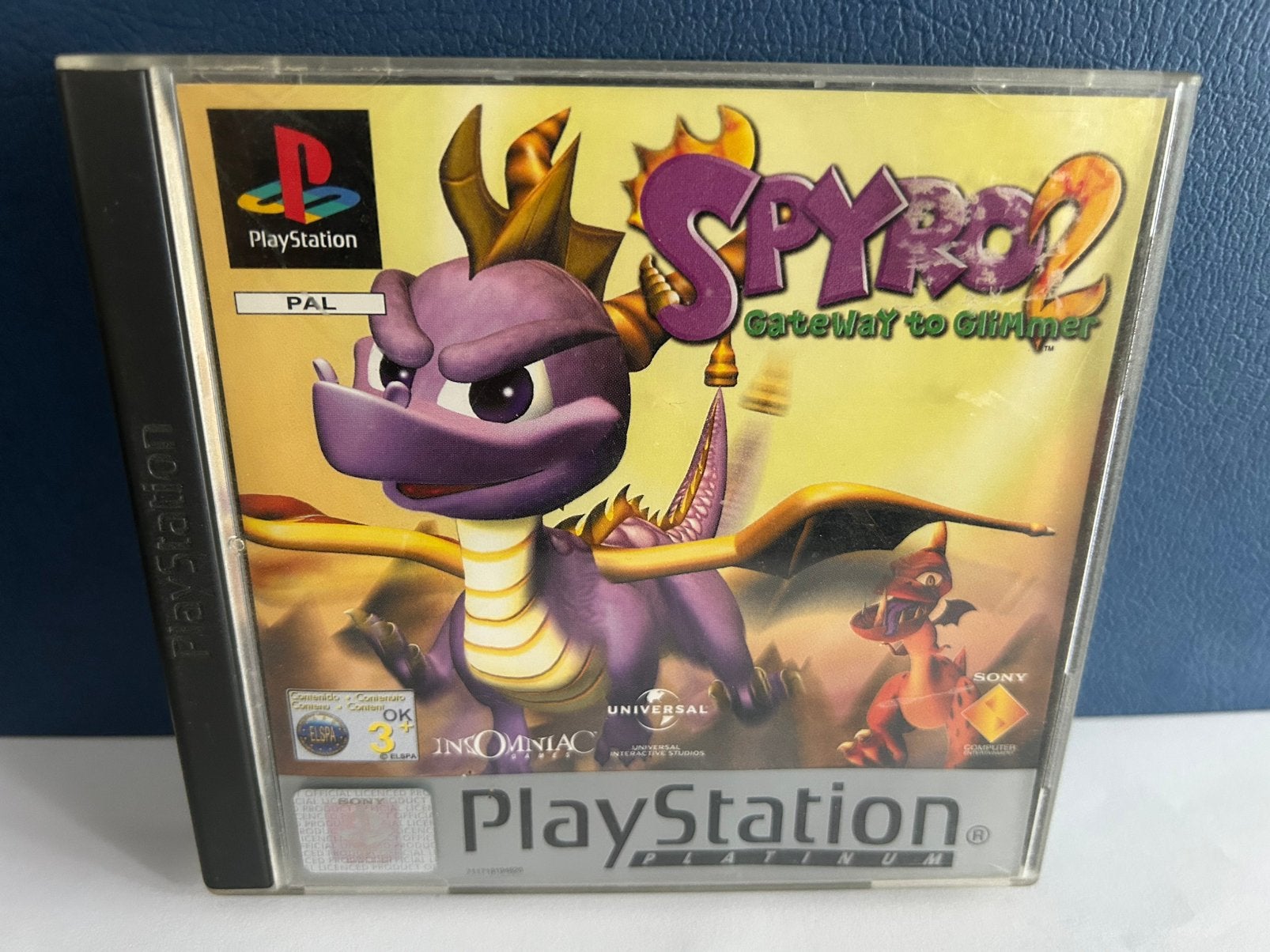 Spyro 2 Platinum Gateway to Glimmer / Playstation 1 PS1 ps1, Spelcomputers en Games, Games | Sony PlayStation 1, Avontuur en Actie