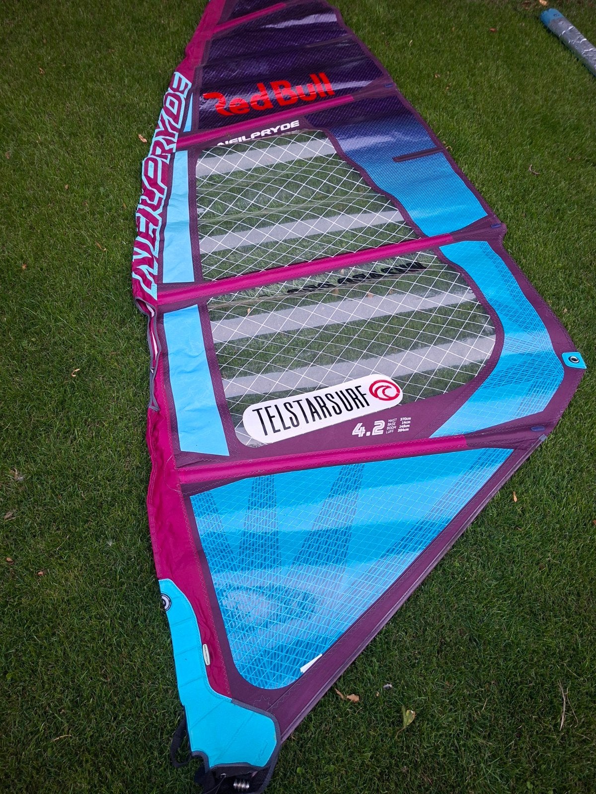Neilpryde wizard 4.2 windsurfzeil, Watersport en Boten, Windsurfen, Ophalen, Gebruikt, Zeil