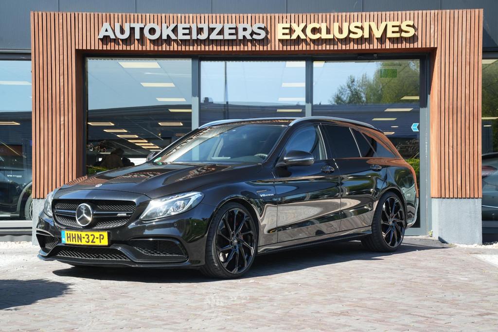 Mercedes-Benz C-klasse Estate AMG 63 476PK Leer MultiBeam St, Auto's, Mercedes-Benz, Automaat, Automatische klimaatregeling, Achterwielaandrijving