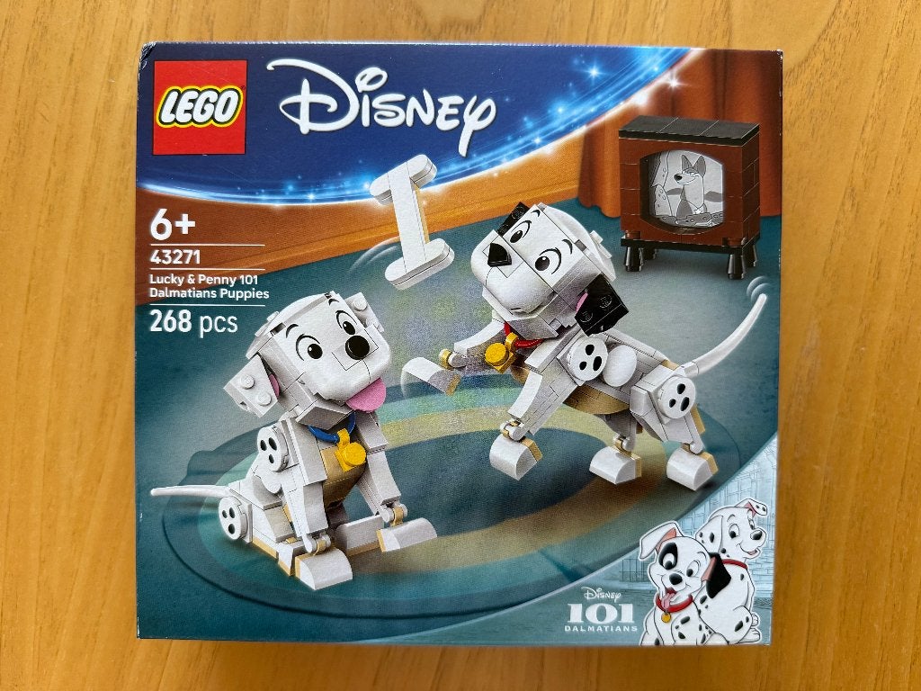 Lego 43271 Disney  Lucky en Penny uit 101 Dalmatiërs, Ophalen, Lego, Nieuw, Disney