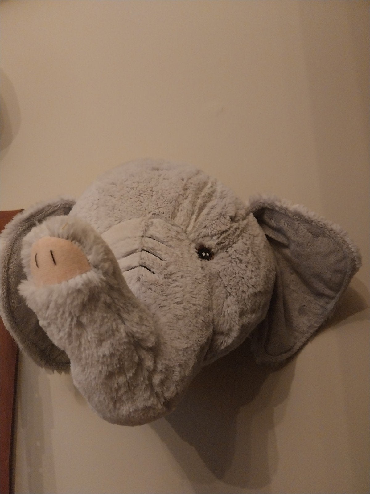 Mooie olifantenkop voor junglekamer, zo goed als nieuw, Ophalen, Zo goed als nieuw, Grijs, Olifant