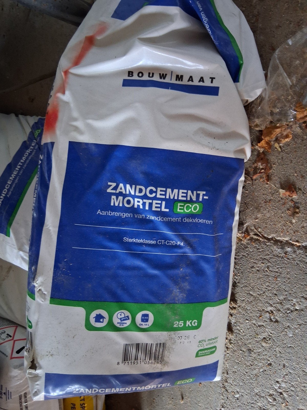 zand cement mortel 4x25 kg, Ophalen, Nieuw, Overige typen