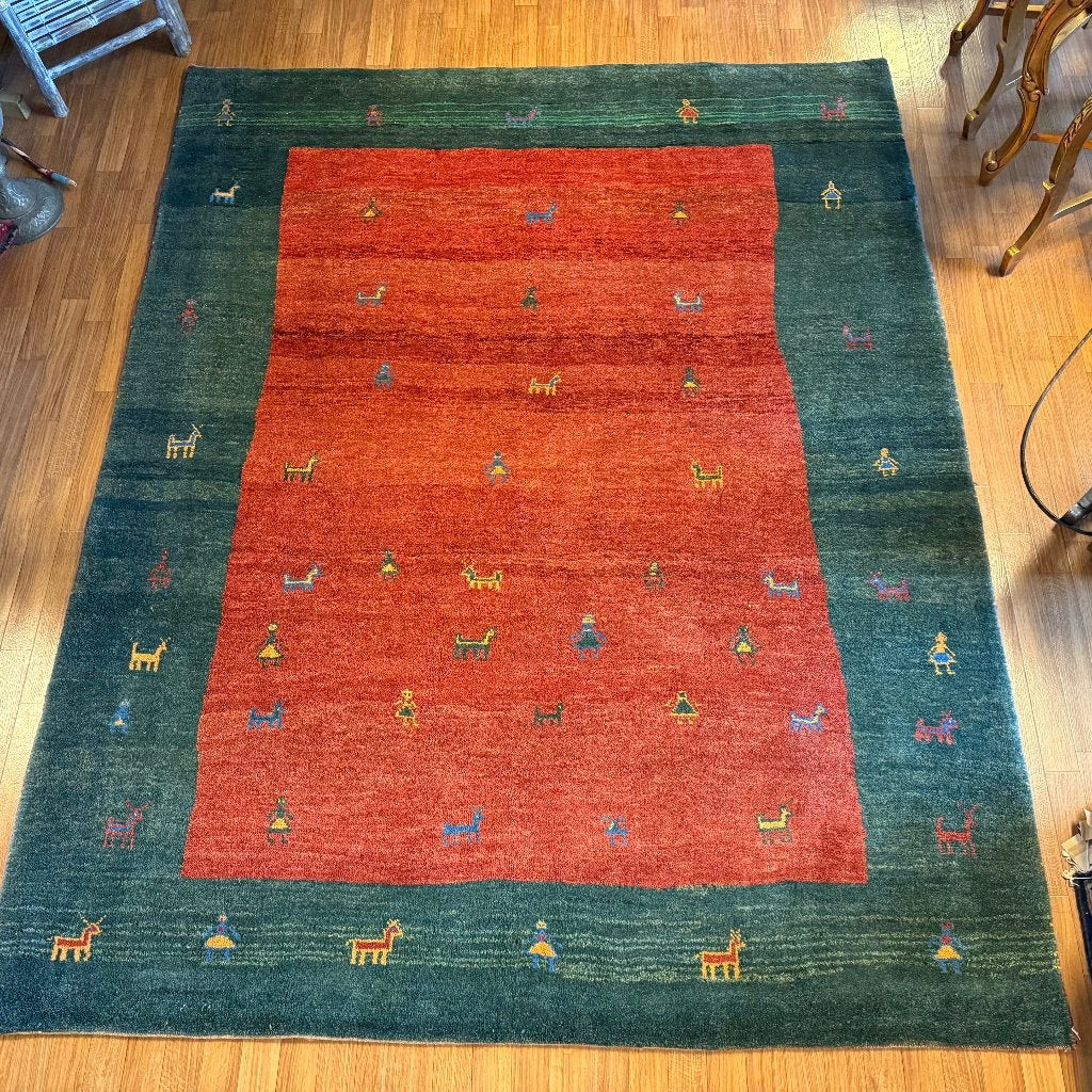 perzisch tapijt gabbeh tapijt - 290 x 229cm – vloerkleed, TTM Wonen, Meubels – (Perzische) Tapijten en Woonaccessoires, Ophalen of Verzenden