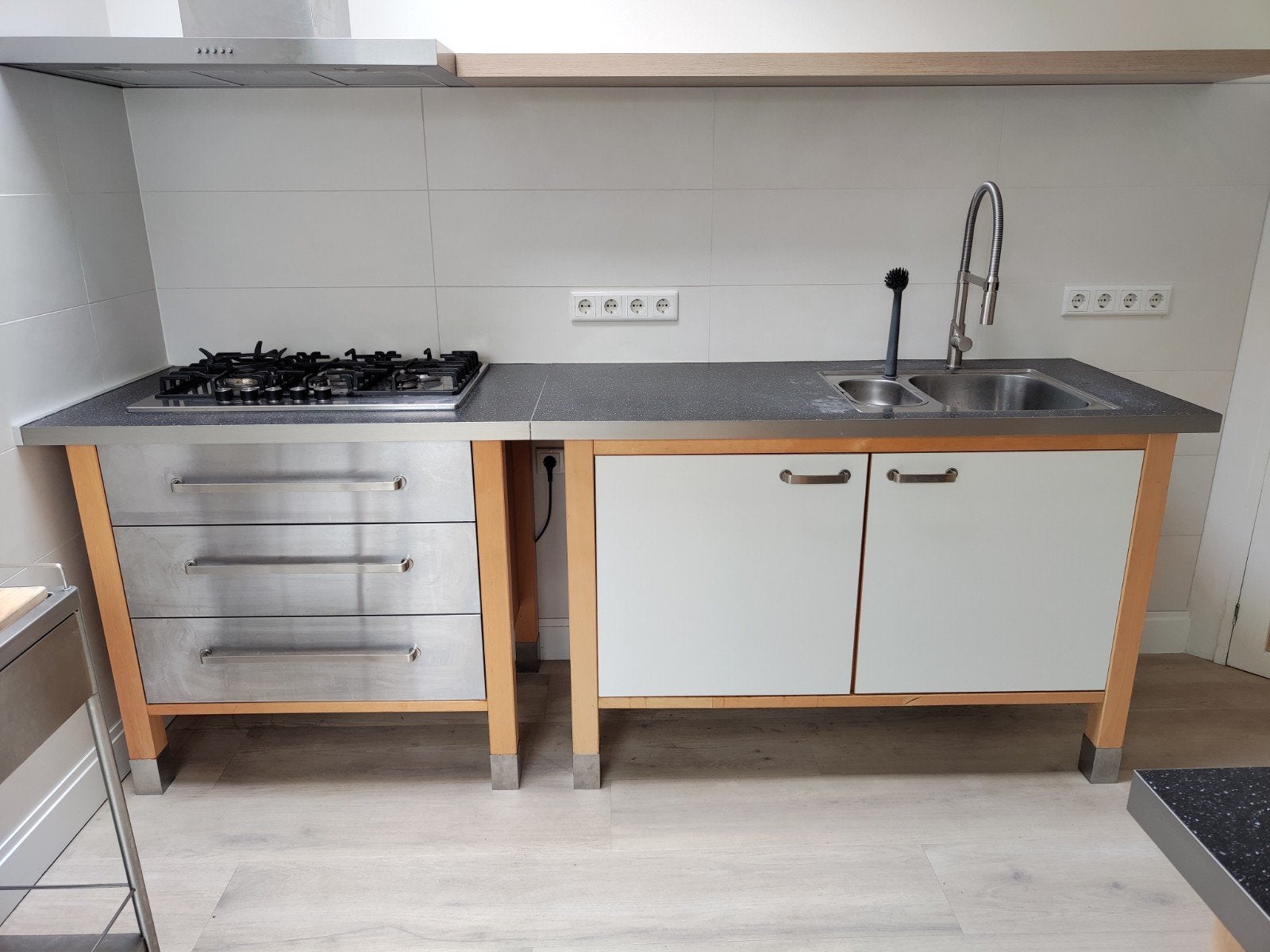 Ikea Varde keuken, Ophalen, Gebruikt, Wit, Enkelwandige keuken