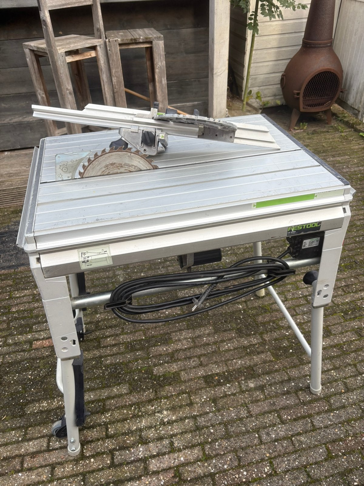 Foto 2 van Festool CS 70 EG trek / afkortzaag / zaagtafel / 2200W