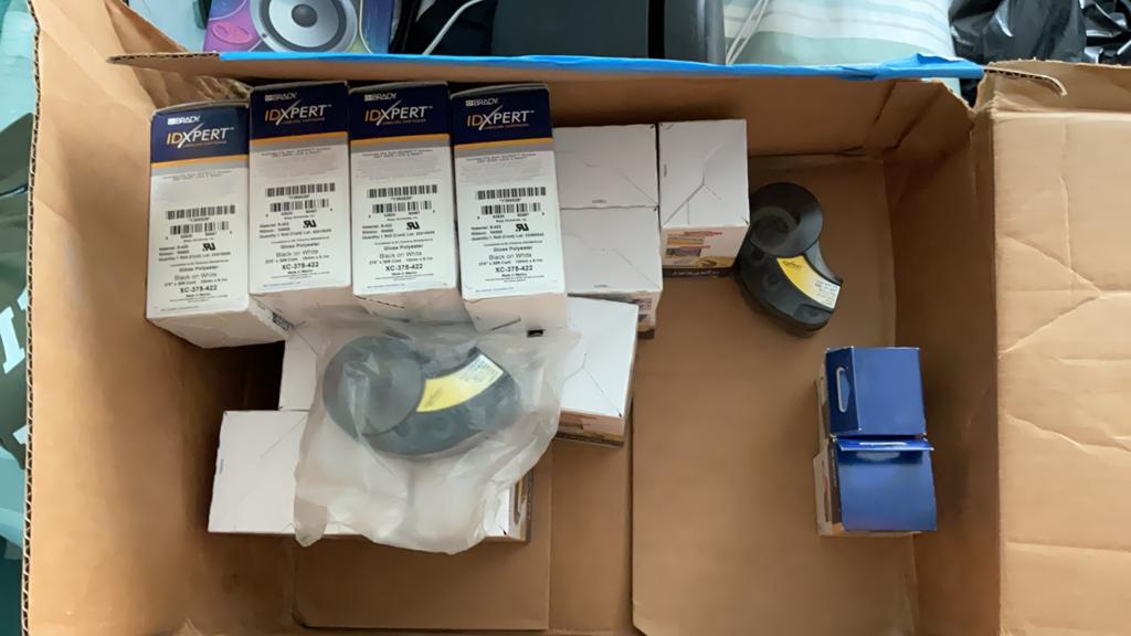 Brady labels ID XPERT met labelprinter, Verzenden