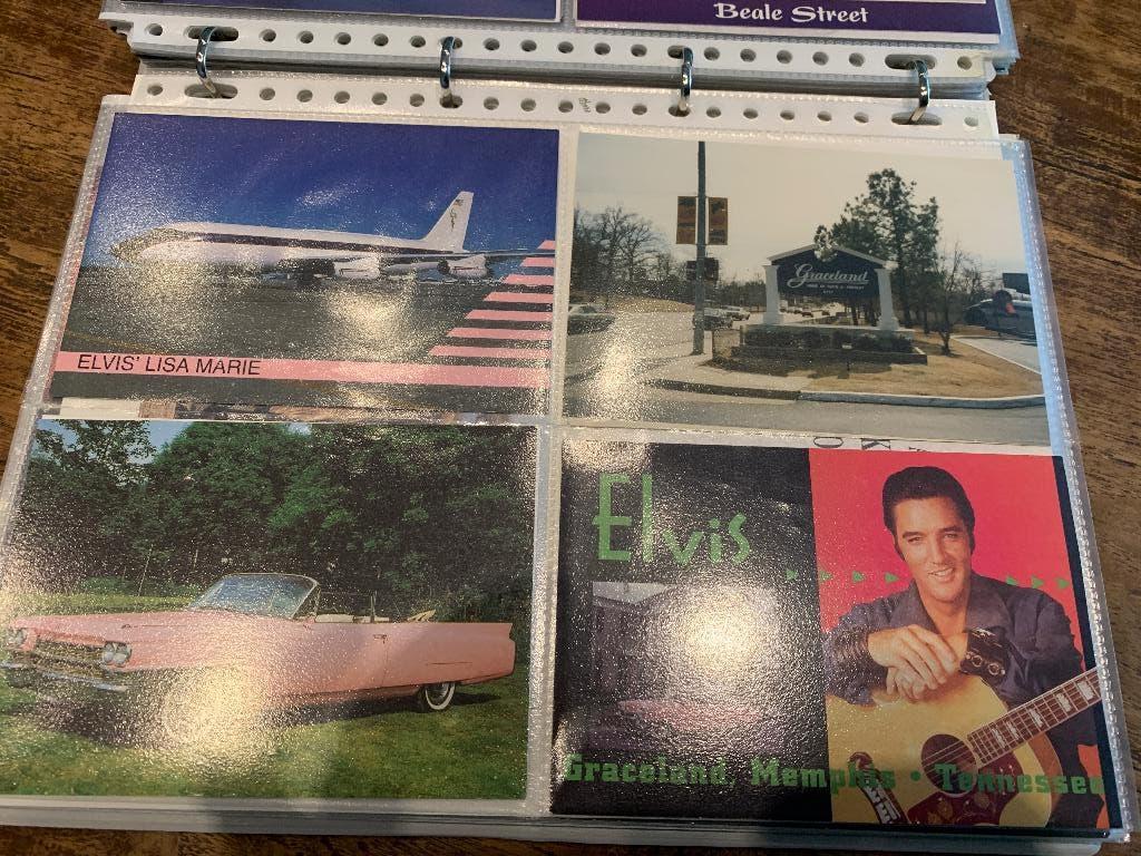 Ansicht kaarten 2 boeken Elvis Presley, Verzenden, 1960 tot 1980, Ongelopen, Sterren en Beroemdheden