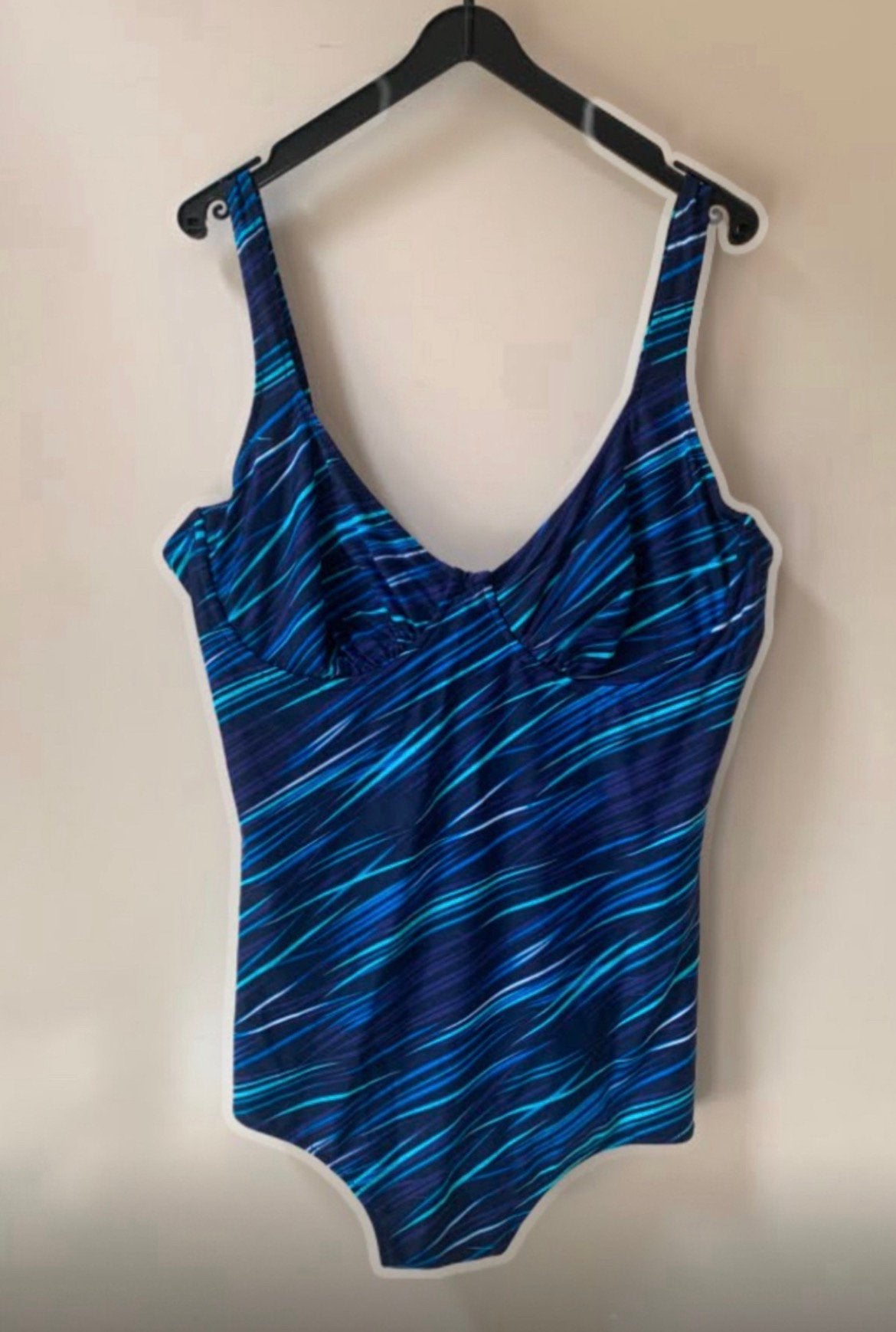 Leuke stteep badpak. Maat 50, Kleding | Dames, Badmode en Zwemkleding, Ophalen of Verzenden, Zo goed als nieuw, Zwart, Badpak