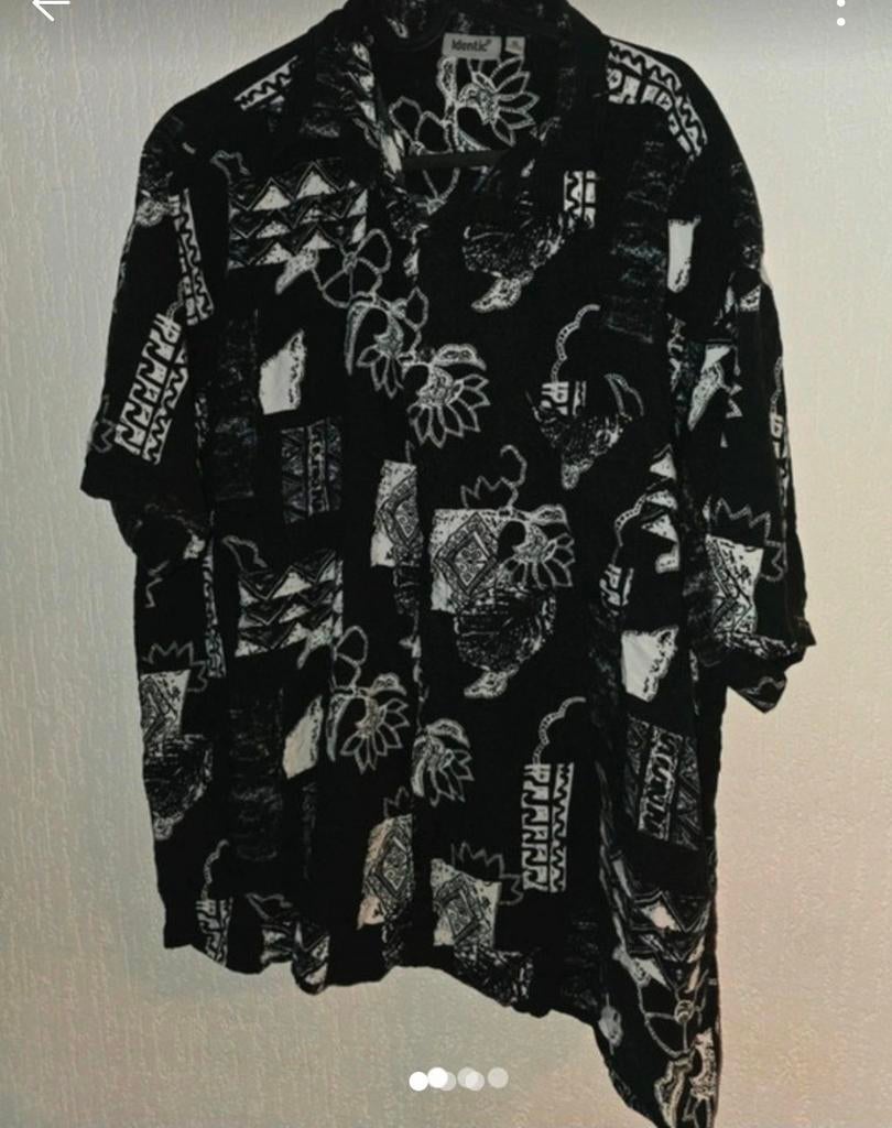 Identic Zwart-wit Overhemd XL met Grafische Print, Ophalen of Verzenden