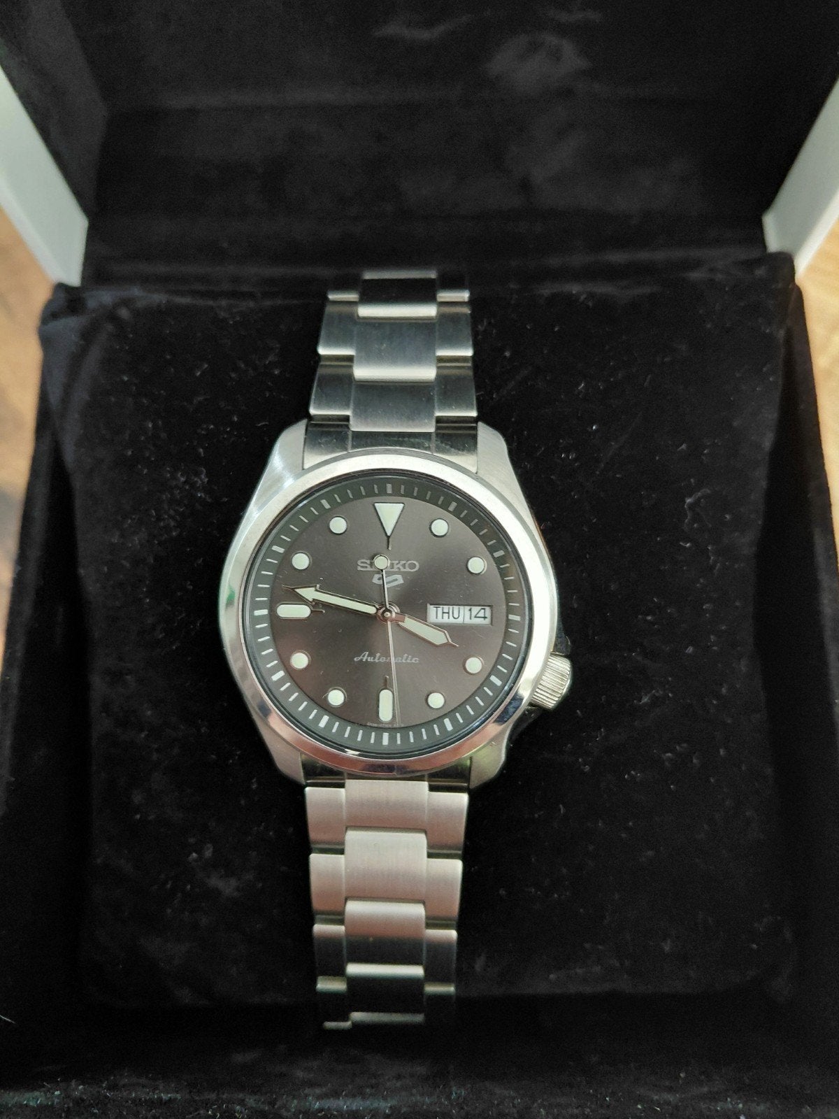 Seiko 5 Sports Automatisch Horloge - Zo goed als nieuw, Sieraden, Tassen en Uiterlijk, Horloges | Heren, Ophalen of Verzenden