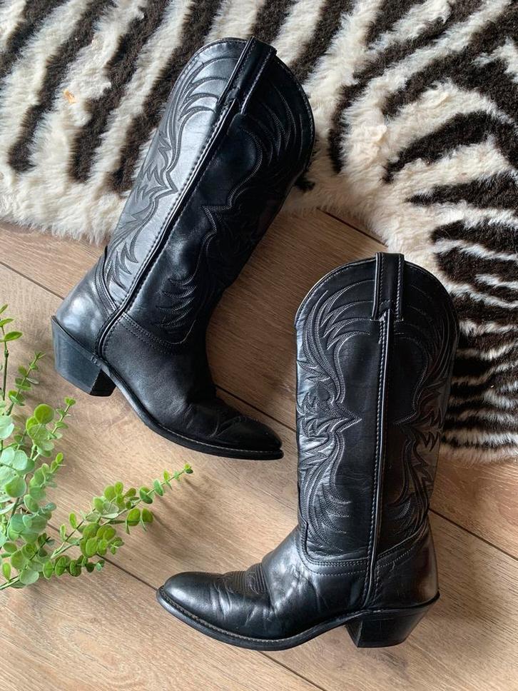 Laredo cowboylaarzen 38 western boots bohemian laarzen, Hoge laarzen, -, Zwart, -