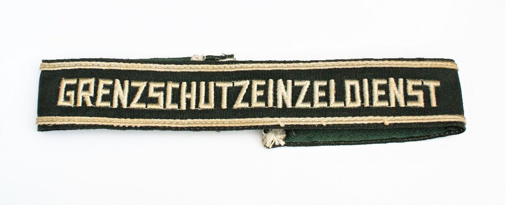 Mouwband DDR Volkspolizei - VOPO politie, Ophalen of Verzenden, Marechaussee, Duitsland, Embleem of Badge